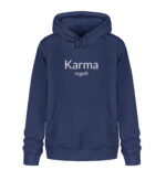 Karma regelt Bio Hoodie dunkel - Herren - Unisex Organic Hoodie 2.0 ST/ST-6057