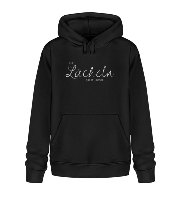 Lächeln Bio Hoodie dunkel - Unisex - Unisex Organic Hoodie 2.0 ST/ST-16