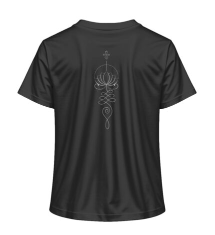 Lotus T-Shirt - 100% Bio - dunkel - Damen Premium Organic T-Shirt 2.0 ST/ST-16