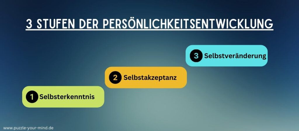 3 Stufen der Persönlichkeitsentwicklung