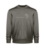 Yin Yang Sweatshirt - 100% Bio - dunkel - Unisex Organic Sweatshirt 2.0-7151