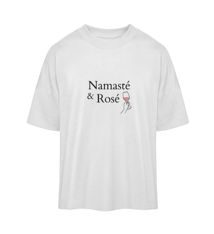 Namaste und Rose Oversized Shirt | 100% Bio - Organic Oversized Shirt ST/ST-3