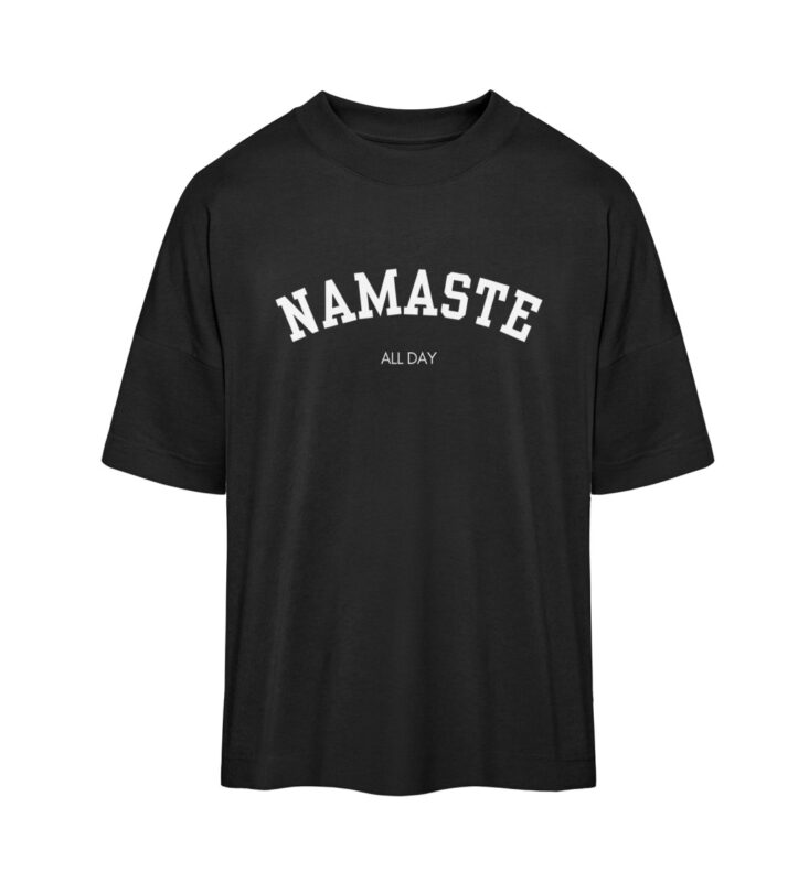 Namaste Oversized Shirt | 100% Bio dunkel - Organic Oversized Shirt ST/ST-16
