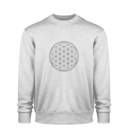 Blume des Lebens Sweatshirt - 100% Bio - Unisex Organic Sweatshirt 2.0-6892