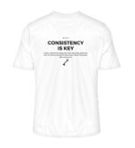 Consistency is key T-Shirt Herren - 100% Bio dunkel - Herren Premium Organic Shirt 2.0.ST/ST-3