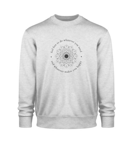 Mandala Yoga Sweatshirt - 100% Bio - Unisex Organic Sweatshirt 2.0-6892