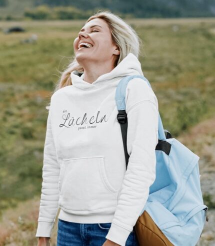 Lächeln Bio Hoodie - Unisex