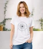 Yoga Mandala T-Shirt - 100% Bio – Bild 2