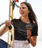 Namaste und Rose T-Shirt - 100% Bio – Bild 2
