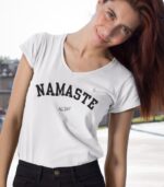 Namaste Yoga Shirt V-Ausschnitt | 100% Bio