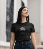 Lotusblume Yoga T-Shirt - 100%