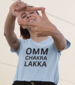 Omm Yoga Shirt V-Ausschnitt | 100% Bio – Bild 5