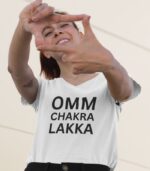 Omm Yoga Shirt V-Ausschnitt | 100% Bio – Bild 2
