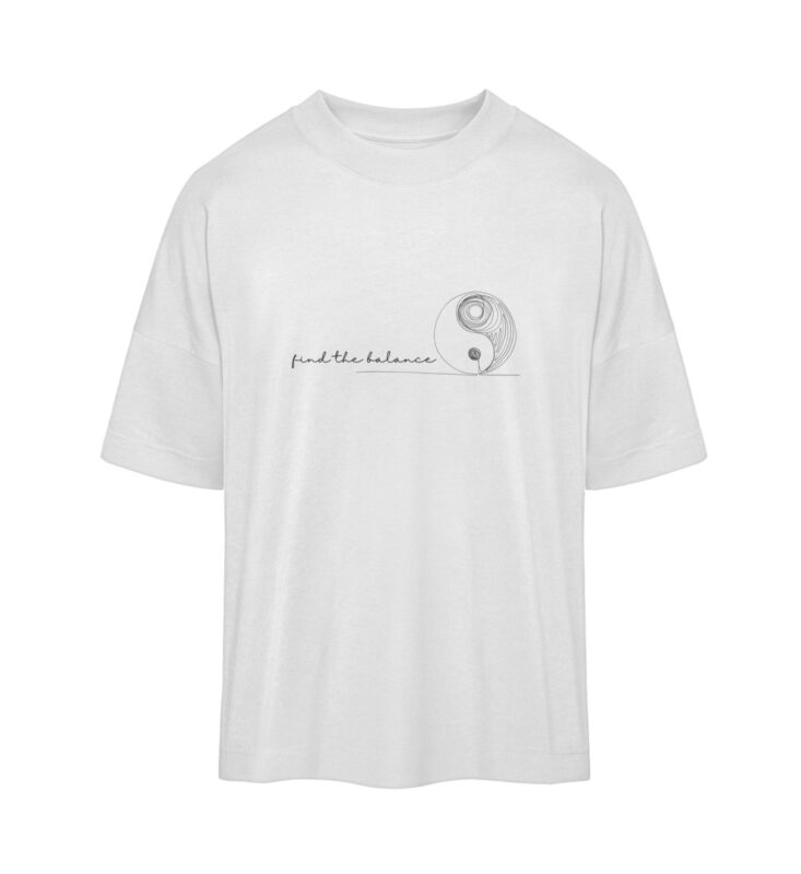 Yin Yang Oversized Shirt | 100% Bio - Organic Oversized Shirt ST/ST-3