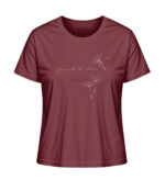 Go with the Flow T-Shirt - 100% Bio - dunkel - Damen Premium Organic T-Shirt 2.0 ST/ST-6883