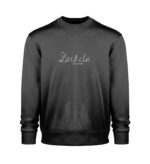 Lächeln Sweatshirt - 100% Bio -dunkel - Unisex Organic Sweatshirt 2.0-16