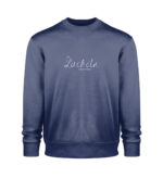 Lächeln Sweatshirt - 100% Bio -dunkel - Unisex Organic Sweatshirt 2.0-6057