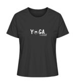 Yoga verliebt T-Shirt - 100% Bio dunkel - Damen Premium Organic T-Shirt 2.0 ST/ST-16