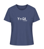 Yoga verliebt T-Shirt - 100% Bio dunkel - Damen Premium Organic T-Shirt 2.0 ST/ST-6057