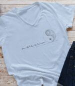 Find the balance Yoga Shirt V-Ausschnitt | 100% Bio – Bild 9