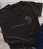 Find the balance Yoga Shirt V-Ausschnitt | 100% Bio – Bild 3