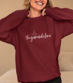 Yogamädchen Sweatshirt - 100% Bio – Bild 2
