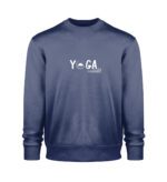 Yoga verliebt Sweatshirt - 100% Bio dunkel - Unisex Organic Sweatshirt 2.0-6057