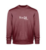 Yoga verliebt Sweatshirt - 100% Bio dunkel - Unisex Organic Sweatshirt 2.0-6883