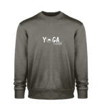 Yoga verliebt Sweatshirt - 100% Bio dunkel - Unisex Organic Sweatshirt 2.0-7151