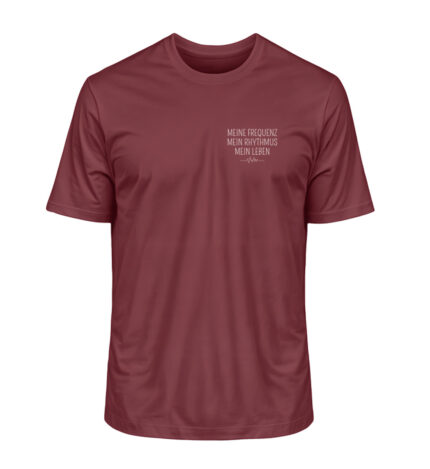 Frequenz T-Shirt Herren - 100% Bio - dunkel - Herren Premium Organic Shirt 2.0.ST/ST-6883