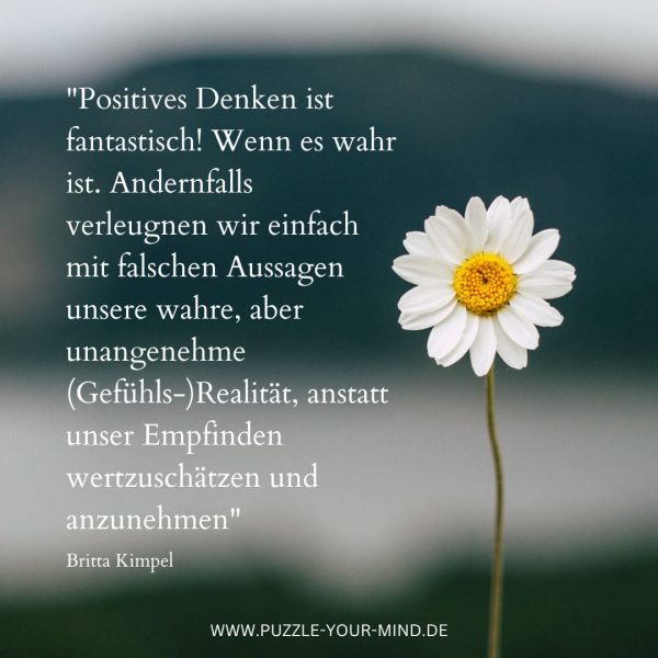 positives denken zitat