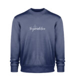 Yogamädchen Sweatshirt - 100% Bio - dunkel - Unisex Organic Sweatshirt 2.0-6057
