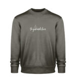 Yogamädchen Sweatshirt - 100% Bio - dunkel - Unisex Organic Sweatshirt 2.0-7151