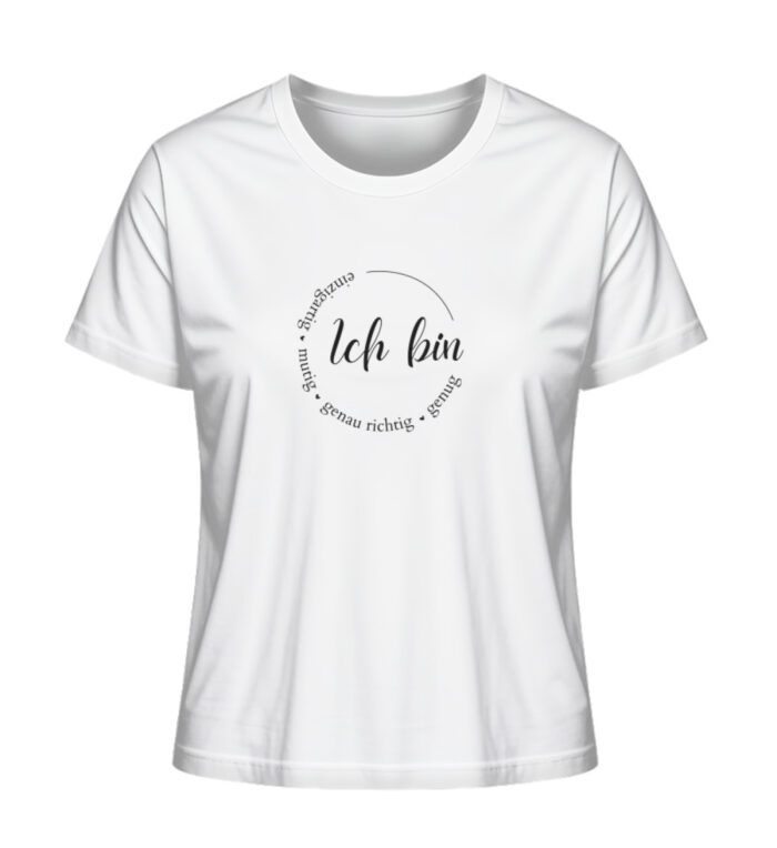 Ich bin T-Shirt - 100% Bio - Damen Premium Organic T-Shirt 2.0 ST/ST-3