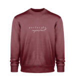 Perfectly imperfect Sweatshirt - 100% Bio dunkel - Unisex Organic Sweatshirt 2.0-6883