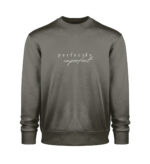Perfectly imperfect Sweatshirt - 100% Bio dunkel - Unisex Organic Sweatshirt 2.0-7151