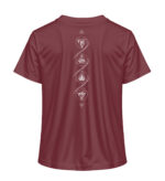 4 Elements T-Shirt - 100% Bio - dunkel - Damen Premium Organic T-Shirt 2.0 ST/ST-6883