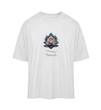 Lotusblume Oversized Shirt | 100% Bio dunkel - Organic Oversized Shirt ST/ST-3