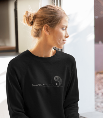 Yin Yang Yoga Sweatshirt - 100%